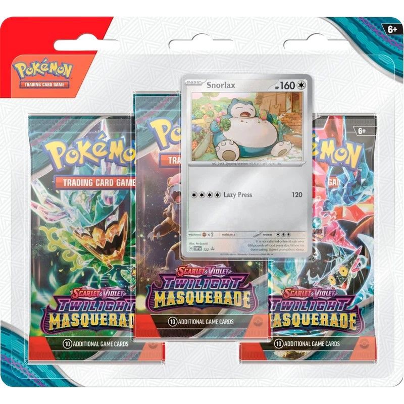 SV6 TWILIGHT MASQUERADE 3-BOOSTER BLISTER (Snorlax)