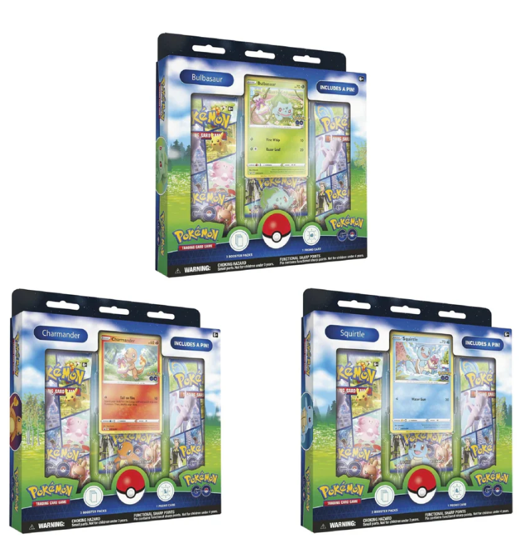 Pokemon GO Pin Box 3Lü Set