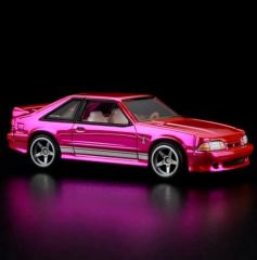 Hot Wheels RLC 1993 Ford Mustang Cobra R Redline Pink Edition