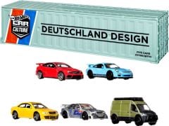 Hot Wheels Premium Deutschland Design Seti 5 Araçlık 1:64 Ölçekli HFF41
