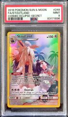 2019 Pokémon Sun & Moon - Stoutland FA (Secret Rare) (#248) - Cosmic Eclipse - PSA 9 Mint
