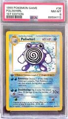 1999 Pokémon Game - Poliwhirl (#38) - 1st Edition - PSA 8 NM-MT