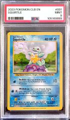 2023 Pokémon CLB EN - Squirtle (#001) - PSA 9 Mint