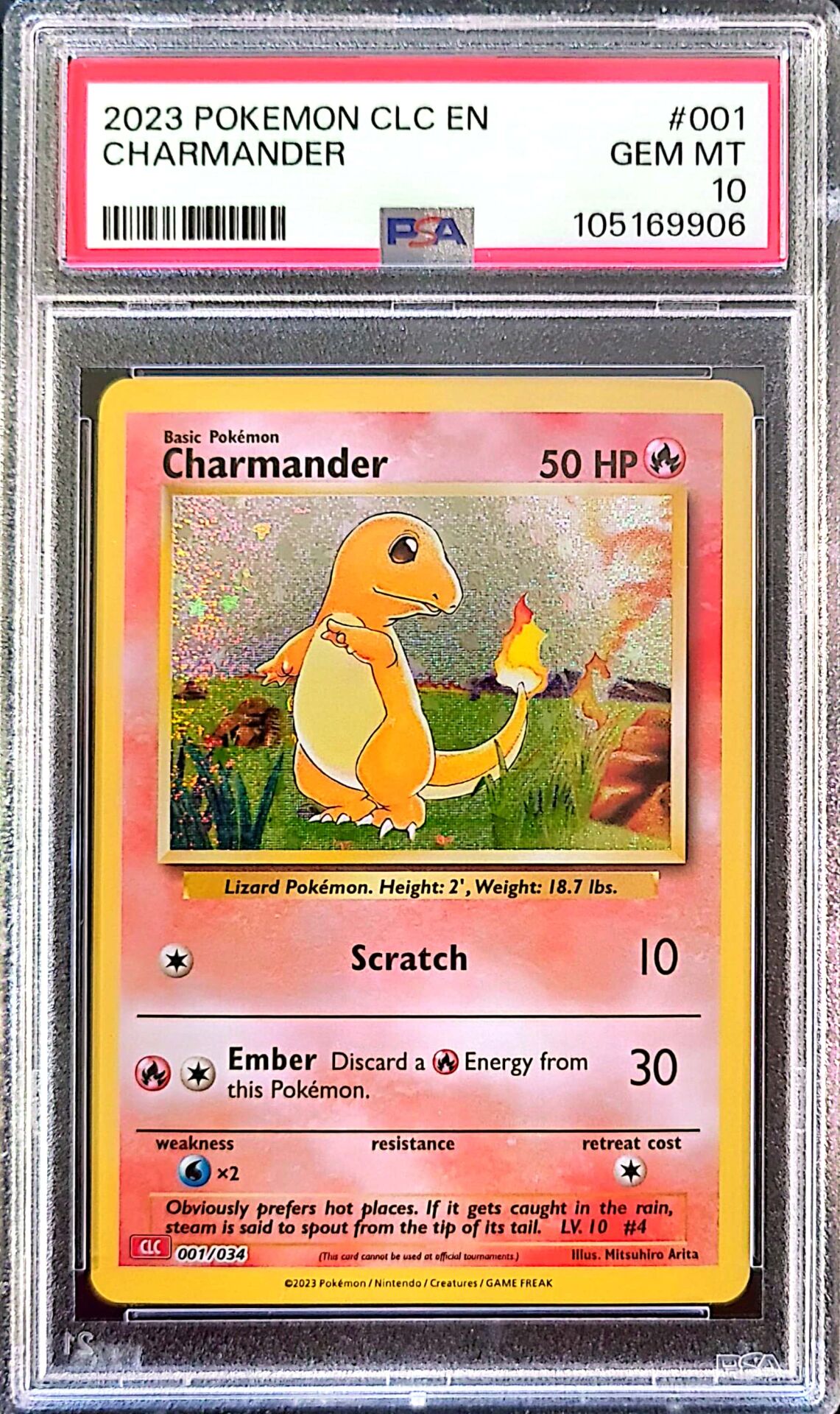 2023 Pokémon CLC EN - Charmander (#001) - PSA 10 GEM MINT