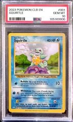 2023 Pokémon CLB EN - Squirtle (#001) - PSA 10 GEM MINT