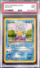 2023 Pokémon CLB EN - Squirtle (#001) - PSA 9 Mint