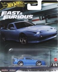 Hot Wheels Premium Fast & Furious 5’li Araç Seti | 1:64 Ölçekli Diecast Metal/Metal – Real Riders Serisi