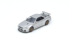 INNO64 NISSAN SKYLINE GT-R (R34) V-Spec II Silver