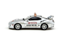 Tarmac Works 1/64 Silver Supra Safety Car NIP