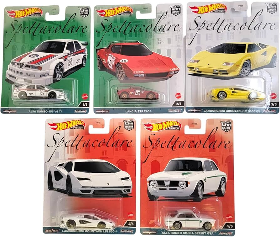 Hot Wheels Spettacolare Premium 5'li Araç Seti | 1:64 Ölçek