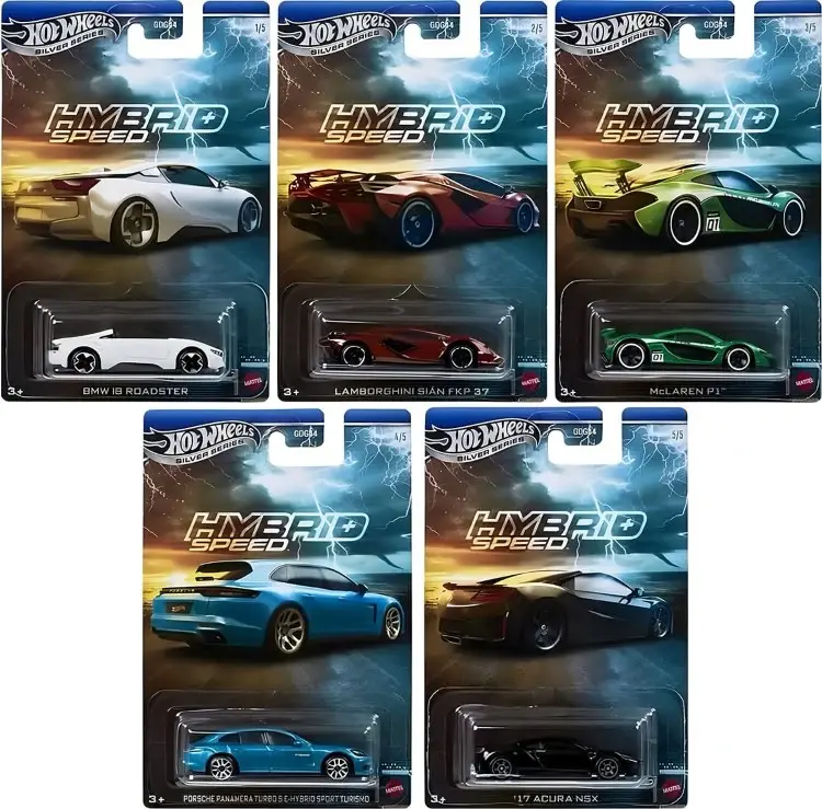 Hot Wheels Hybrid Speed 5'li Araç Seti | 1:64 Ölçek